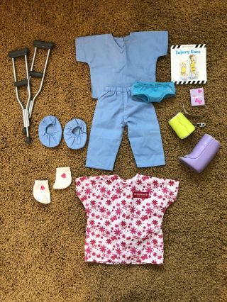 American Girl Doll Wheelchair And Feel - Better Kit In The Box - Complete Set