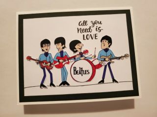 Beatles All You Need Is Love Greeting Card