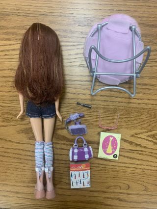 Barbie My Scene Un - Fur - Gettable Chelsea Doll W/ Purple Furry Chair,  Accessories 2