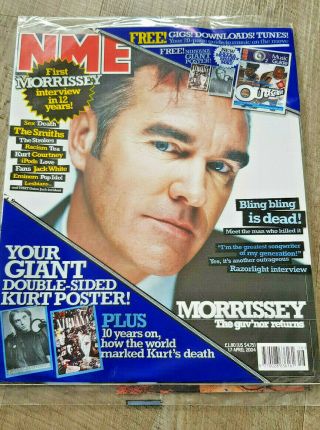 Nme Morrissey 17/04/2004 Poster