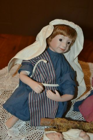 Ashton Drake Dolls Holy Family Christmas Nativity set Jesus Mary Joseph 3
