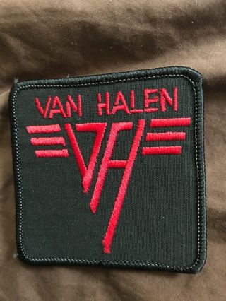 Van Halen Logo Patch Vintage Rare Classic Hard Rock Eddie Alex David Lee Roth