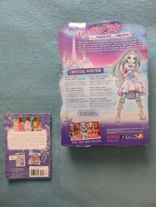 Ever After High Crystal Winter Daughter of the Snow Queen Doll Plus Book 2