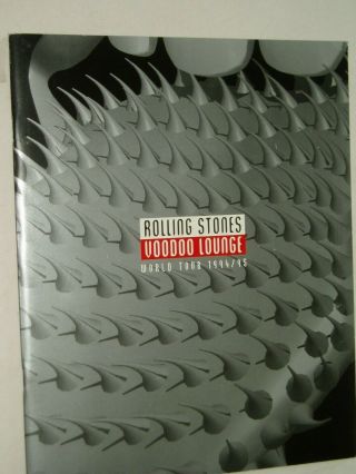 The Rolling Stones Uk Programme.  Voodoo Lounge Tour 1994.