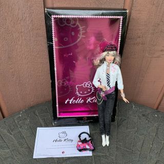 Hello Kitty 2007 Mattel Pop Barbie Doll Collector Pink Label -