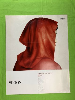 Spoon Poster Gimme Fiction 2005 Merge Records 27x22