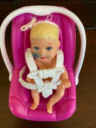 Cute Happy Family Barbie Baby Car Seat,  Baby Girl