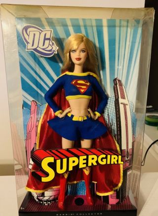 Dc Supergirl Barbie Doll 2008 Silver Label Mattel L9639