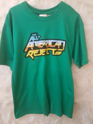 All American Rejects T Shirt Green S