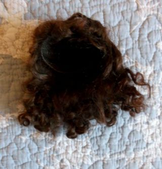 Mohair wig for antique doll 2