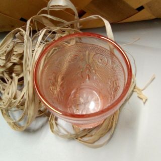 National Depression Glass Pink Cup Great For A Toothbrush To A Flower Put A. 3