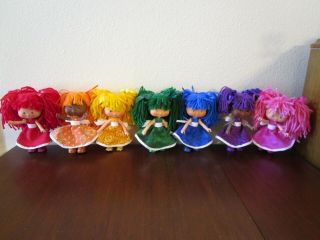 Custom Rainbow Girls Dolls Made From Vintage Strawberry Shortcake Mini