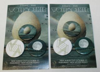 Wolfmother - Cosmic Egg 6 Rare Promo Buttons/pins