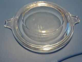 Pyrex 681 - C Glass 7 " Replacement Lid For Individual Casserole W/tabbed Handles