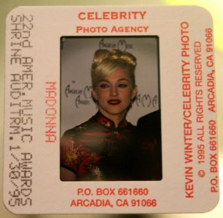 Madonna - Press Photo Slide Negative 8 - American Music Awards 1995