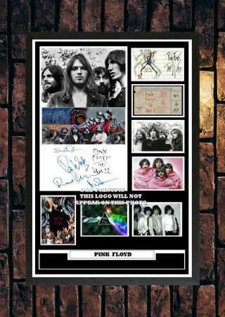 (207) Pink Floyd Brick In The Wall Signed A4 Photo//framed (reprint) Great Gift