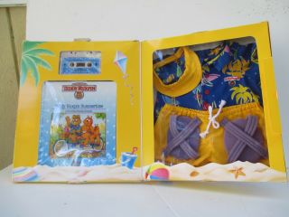 Teddy Ruxpin Summertime Outfit Book Cassette Tape Worlds Of Wonder 6384
