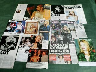 Madonna - Pop Music - Clippings /cuttings Pack - 1