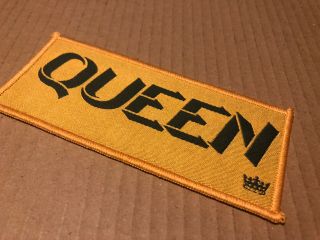 Queen Tour Patch Limited Edition Rare Official Tour Sew On Patch