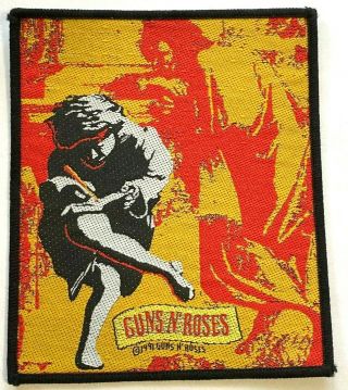 Guns N Roses - Old Og Vtg Early 1990s Woven Patch Sew On Aufnäher écusson Parche