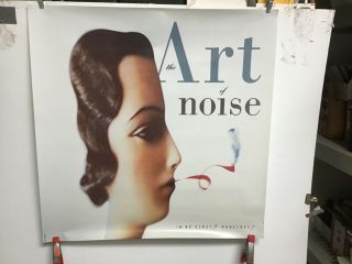 The Art Of Noise “nonsense“ Promo Poster 24” X 24”