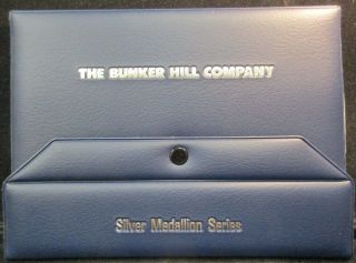Bunker Hill Silver Medallion Series With