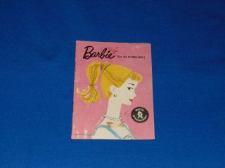 Vintage Barbie Only Pink Booklet Single Face Booklet 2nd Booklet