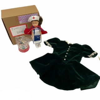 Molly Retired American Girl Pleasant Company Christmas Outfit And Gifts 1990s