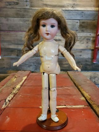 Germany Antique Armand Marseille Bisque 14 " Doll Jointed Body 390n A 3/0 M