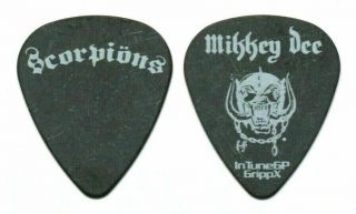 Scorpions Mikkey Dee 2017 - 2018 Tour Guitar Pick Motorhead Very Rare