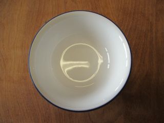 Corelle Dark Blue Trim Soup Cereal Bowl 6 1/4 " 1 Ea 2 Available