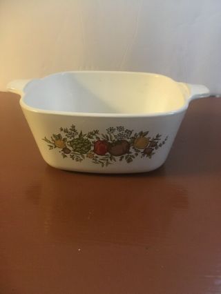 Vintage Corning Ware Spice Of Life P - 43 - B Casserole Dish 2 3/4 Cup