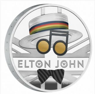 2020 Great Britain 1 oz Proof Silver Music Legends: Elton John 2