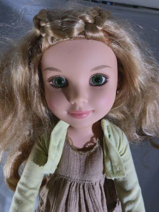 Best Friends Club Bfc Kaitlin Doll 18” Mga 2009 Moccasins Blonde Green Eyes Toy