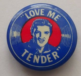 Elvis Presley Love Me Tender 25mm Pin Button Badge