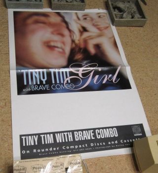 Tiny Tim With Brave Combo 1996 Girl Promo Poster