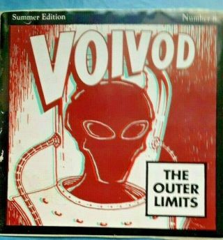 Voivod - The Outer Limits - 3d Hologram Promo Stickers - Rare 1993 Promo
