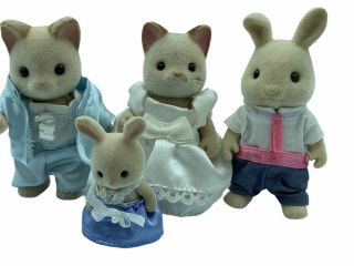 Calico Critters Sylvanian Families Wedding Party With Baby Bridesmaid