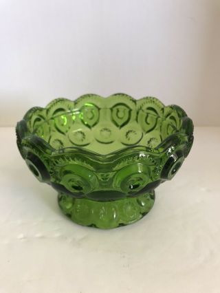 Vintage Green Le Smith Moon And Stars Candy /compote Dish Without Lid
