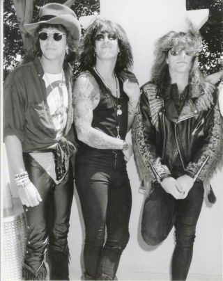 Jon Bon Jovi - Photo - Candid - Greg Deguire Stamp - Richie Sambora - Nikki Sixx