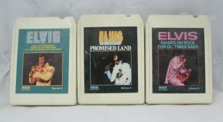 3 Pc 8 Track Elvis Presley:promised Land,  Raised On Rock For Ol 