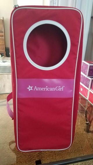 American Girl Doll Full Length Carrying Case W/straps $68