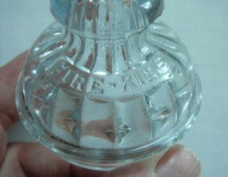 Fire King Vintage Clear Glass Coffee Percolator Insert Lid Top 2.  25 " Fitter Vg