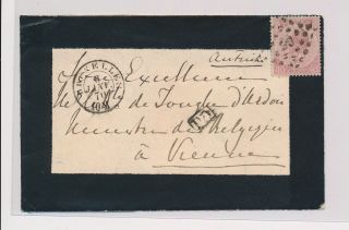 Lm32081 Belgium 1870 To Austria Cover With Good Cancels