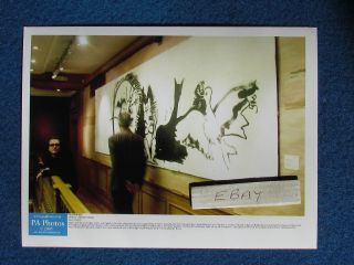 Press Photo - 8 " X6 " - U2 - Illustration By Bono In Gallery - 2003 - B