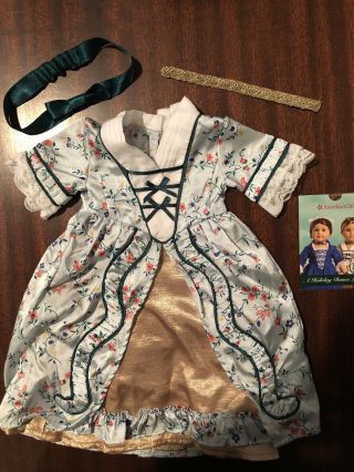 American Girl Doll Holiday Dress - Gown,  Cloak,  & Card Set