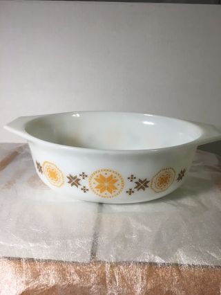 Vintage Pyrex Town & Country,  1.  5 Qt.  Oval Casserole Dish