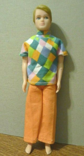 1/12 Dollhouse Miniature 1970 Topper Toys Dawn 6 - In Doll Ron In Clothes