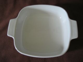 Vintage Corning Ware All White 1 Liter Baking Dish A - 1 - B No Lid
