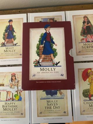American Girl Molly Pleasant Company Book Set Hardcover